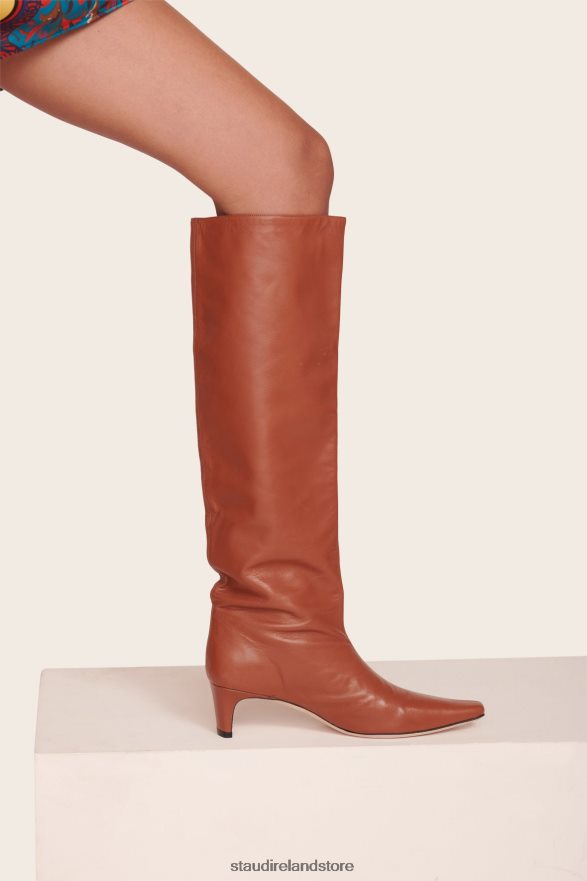 Women Shoes Tan STAUD WALLY BOOT H8RLPJ970