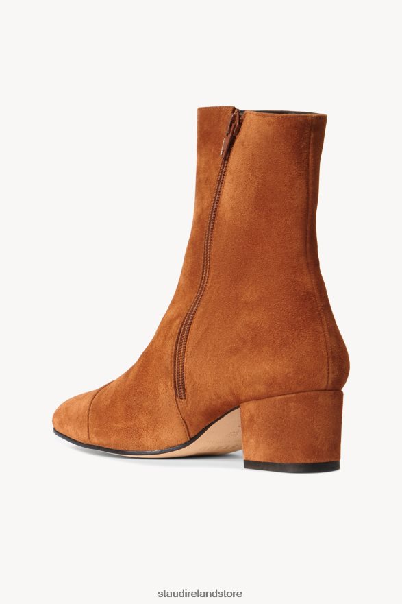 Women Shoes Tan Suede STAUD AIMEE SHORT BOOT H8RLPJ985