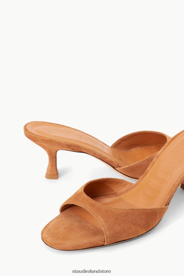 Women Shoes Tan Suede STAUD BRIGITTE MULE H8RLPJ945