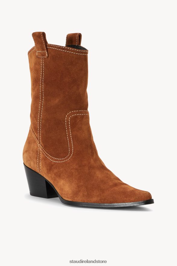 Women Shoes Tan Suede STAUD JUNE BOOT H8RLPJ972