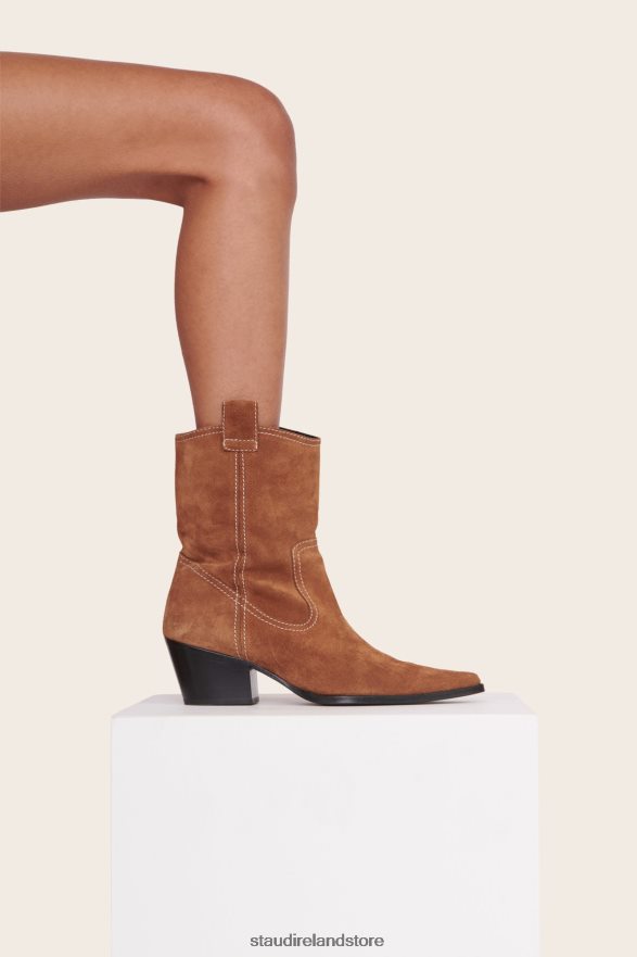 Women Shoes Tan Suede STAUD JUNE BOOT H8RLPJ972