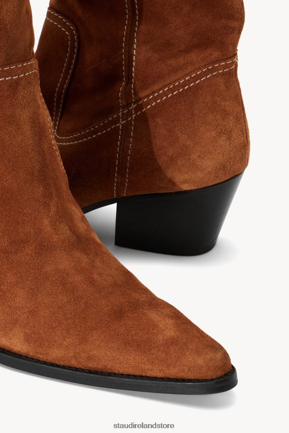 Women Shoes Tan Suede STAUD JUNE BOOT H8RLPJ972
