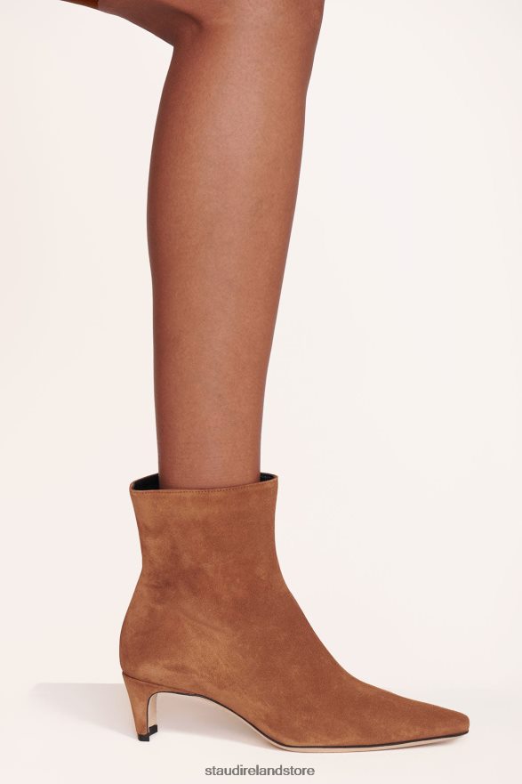 Women Shoes Tan Suede STAUD WALLY ANKLE BOOT H8RLPJ982