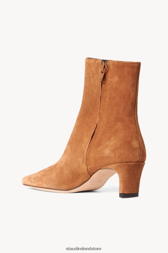 Women Shoes Tan Suede STAUD WALLY ANKLE BOOT H8RLPJ982