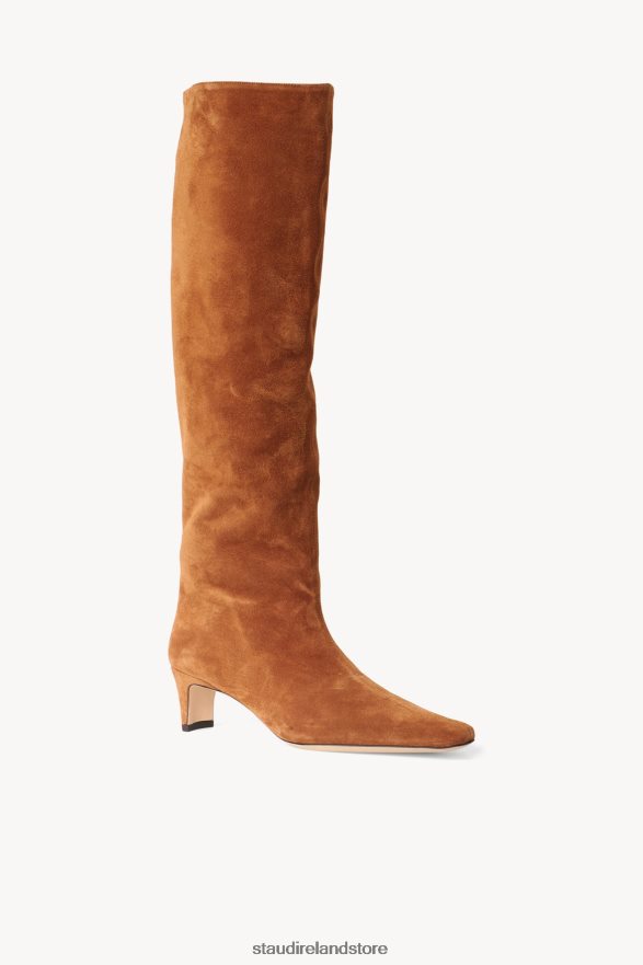 Women Shoes Tan Suede STAUD WALLY BOOT H8RLPJ971