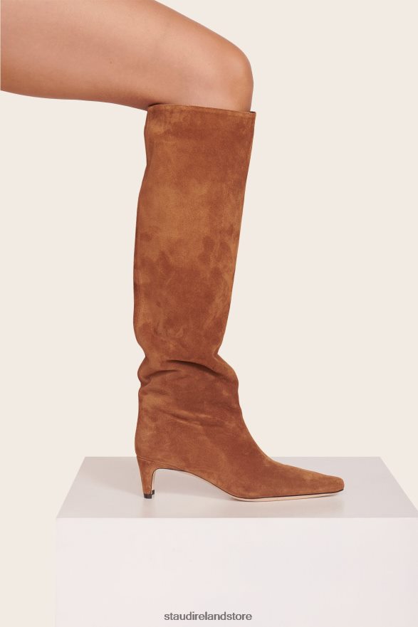 Women Shoes Tan Suede STAUD WALLY BOOT H8RLPJ971