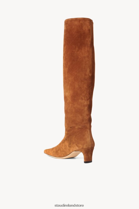 Women Shoes Tan Suede STAUD WALLY BOOT H8RLPJ971