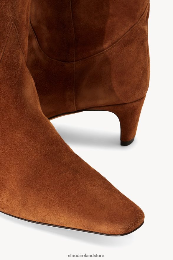 Women Shoes Tan Suede STAUD WESTERN WALLY BOOT H8RLPJ976
