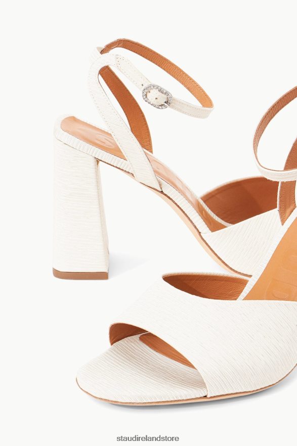Women Shoes White STAUD SOLANGE HEEL H8RLPJ868