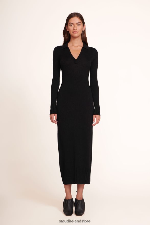 Women Clothing Black STAUD CROWN DRESS H8RLPJ281