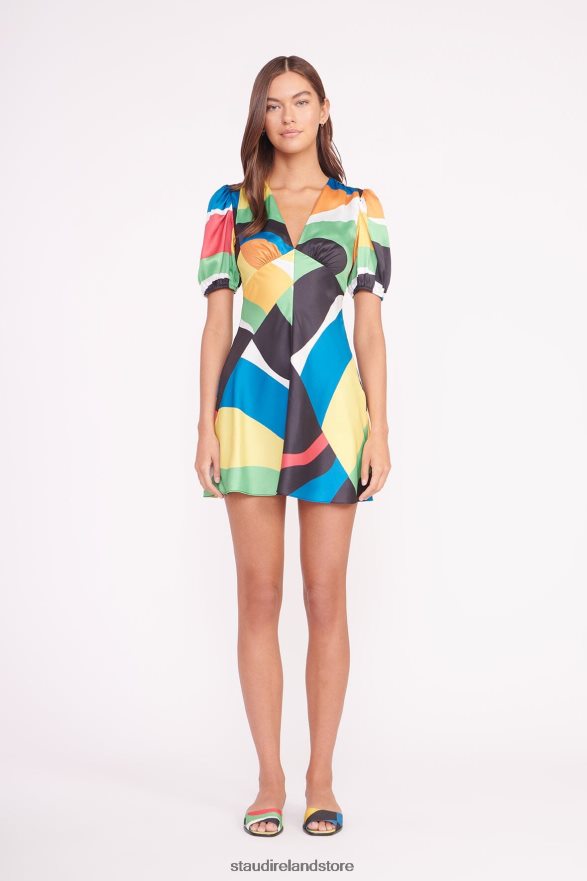 Women Clothing Marble Wave STAUD MINI MILLA DRESS H8RLPJ3