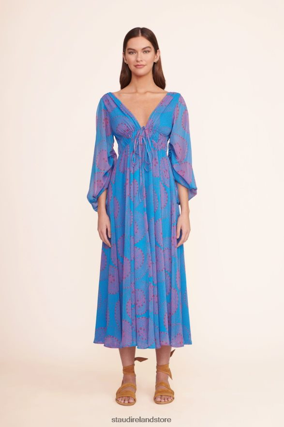 Women Clothing Pacific Whirlpool STAUD MIDI SHELBY DRESS H8RLPJ204