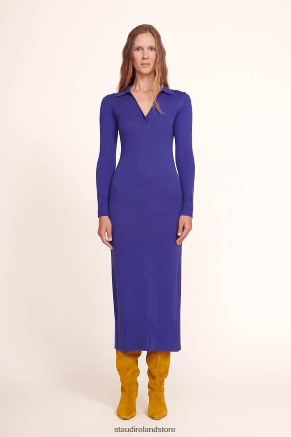 Women Clothing Sapphire STAUD CROWN DRESS H8RLPJ283