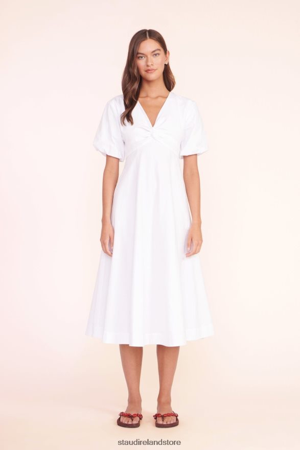 Women Clothing White STAUD FINLEY DRESS H8RLPJ156